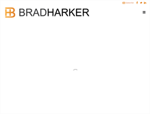 Tablet Screenshot of bradharker.com
